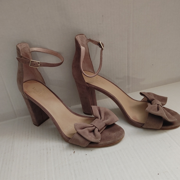 Kate Spade Suede Big Bow Sandals Size 9.5 M - Picture 10 of 11